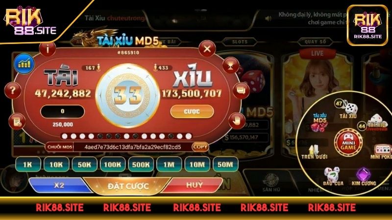 Bí quyết chơi tài xỉu MD5 RIK88 siêu chuẩn Bí quyết chơi tài xỉu MD5 RIK88 siêu chuẩn
